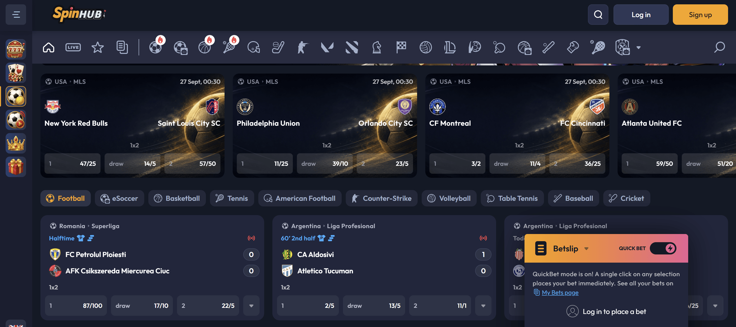 sportsbetting spinhub ukbitcoin