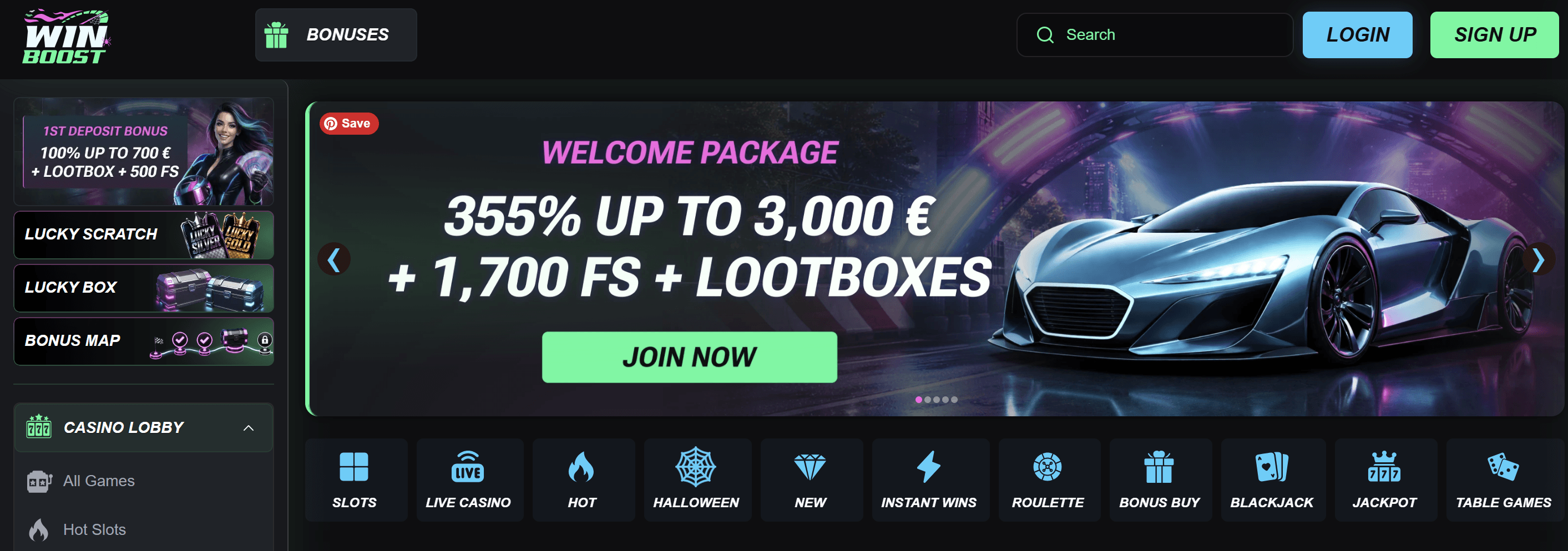 winbost casino lootboxes